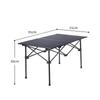 Outdoor Camping Equipment Nylon Folding Desk 50-80CM Height Adjustable Lifting Table