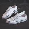 Classic Low-Top Evergreen Canvas Shoes - Vulcanized Rubber Sole, Men's Shallow Mouth Design