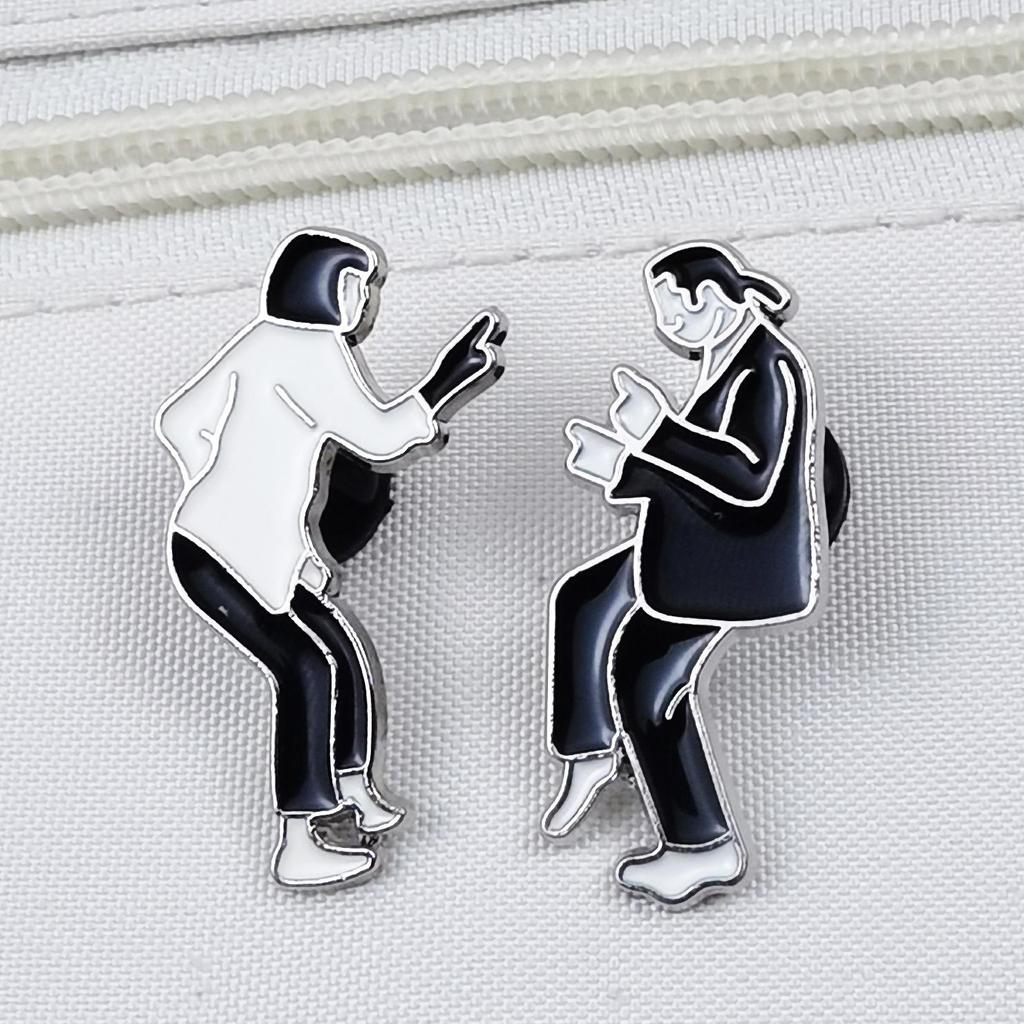Cartoon Character Metal Badge: Unique Brooch for Men and Women Backpack Decoration