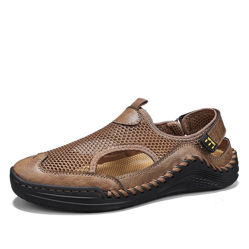 2025 Men s Breathable Mesh Beach Shoes - Large Size, Summer Casual Style 41