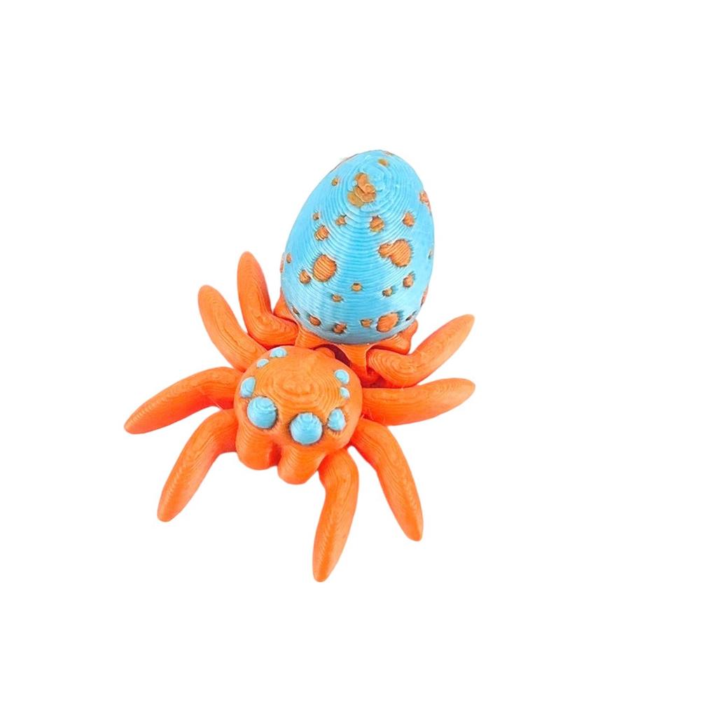 Multi Color 3D Printed Spider Toy Model, Magnetic Spider Creative Ornaments Simulation Model Small Spider