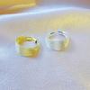 2025 New Open Knuckle Rings for Women Multi-layers Uneven Rope Metal Rings Gold Color Silver Color Alloy Hiphop Style Rock Rings