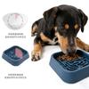 Ciotola in Silicone per Animali a Mangiare Lento per Cani - Ciotola per Cani di Grandi Dimensioni con Ventose. Silicone per uso alimentare con ventose per funzione antiscivolo.