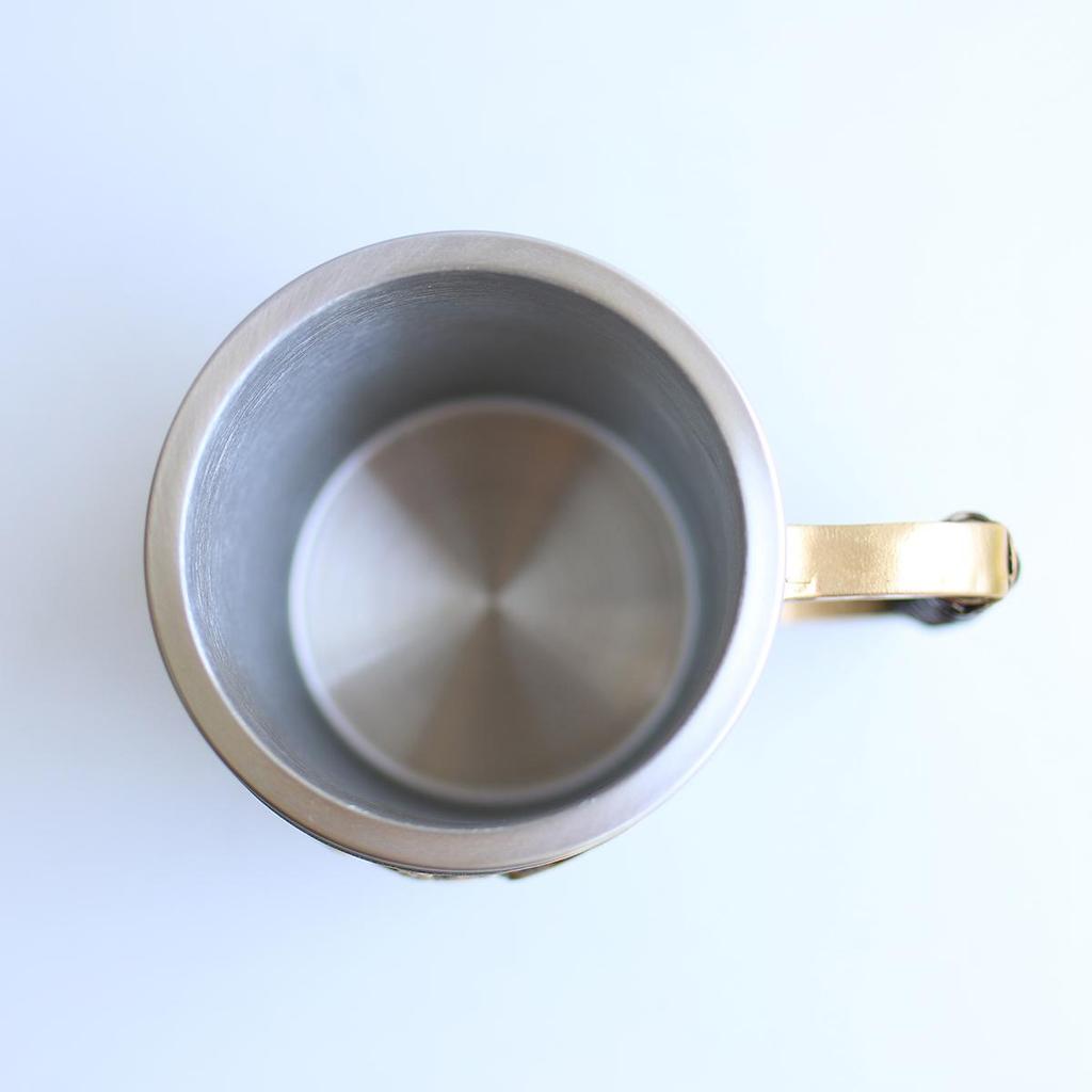 Kubek z czaszką wojownika wikingów z wkładką ze stali nierdzewnej, średniowieczny kufel do piwa kufel filiżanka kawy kubek 550ml GRGR