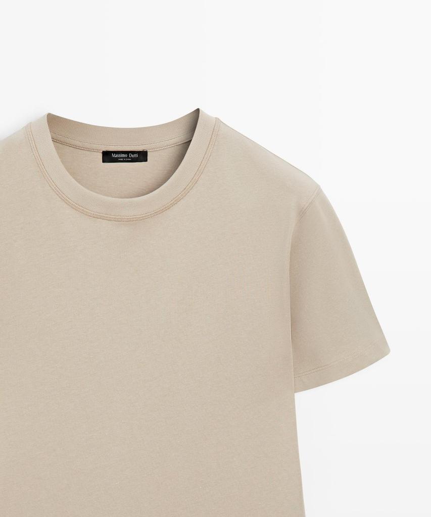 Masimodutti Short Sleeve Cotton Blend T-Shirt
