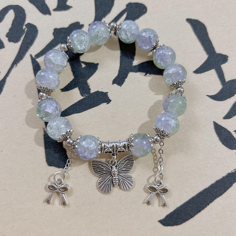 

Рекомендуемый товар Guochao браслет с бабочками красочный взрывной узор бахрома браслет с бабочками