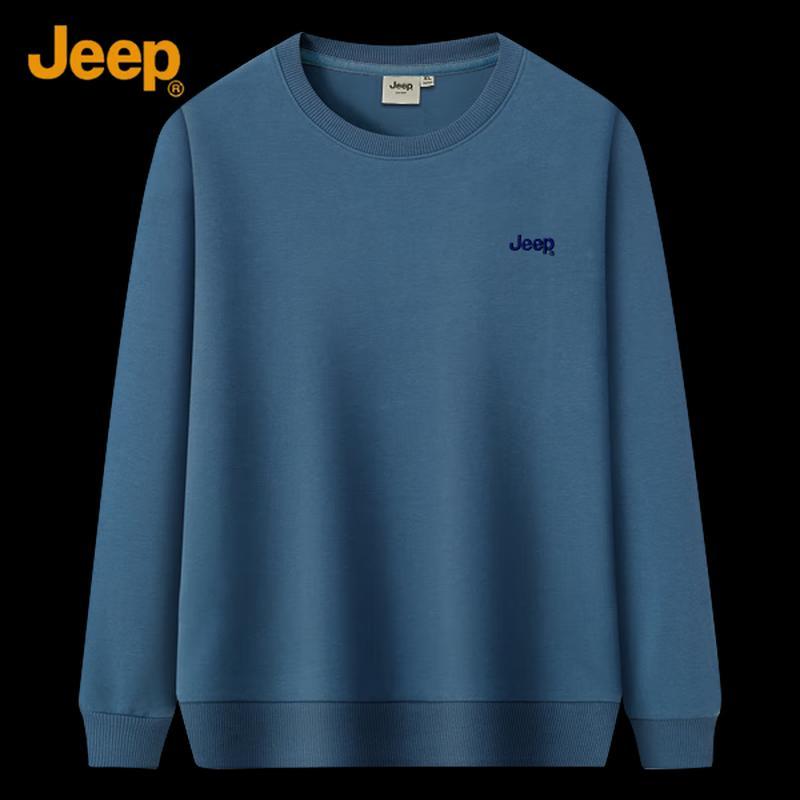 Jeep Men's Silk Blend Casual Long Sleeve Sweatshirt