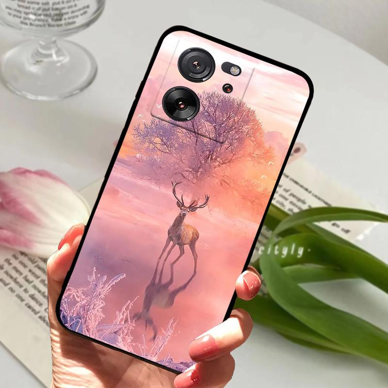 Per Custodia Redmi K60 Ultra K 60 Pro Animali Carini di Lusso Silicone Morbido TPU Copertura Posteriore del Telefono Per Redmi K60E Paraurti Antiurto Capa