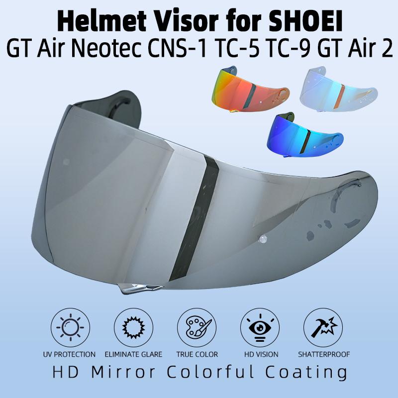 Motorcycle Helmet Visor Lens Full Face Shield Lens Case for SHOEI GT-Air Gt Air2 Neotec CNS-1 CNS1 TC- 5 Visor ShieldSpeed Sensors 6
