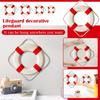 Mediterranean Wall Creative Decoration Lifebuoy Wall Hanging Wall Decoration Foam Swimming Ring