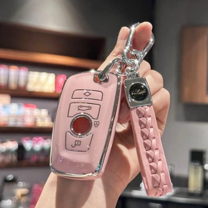 

Чехол-брелок со шнурком для ключей для BMW X1 X2 X3 X5 X6 X7 и серии 1 2 3 4 5 6 7 8