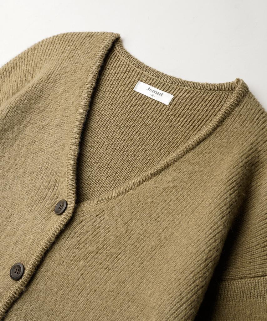 Jemut Hour Loose Fit Mohair Cardigan 4 Types Sand Beige Sokn2604