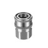 Stainless Steel Quick Connect Kit: NPT3/8 High-Pressure Washer Adapter with Male/Female Threads