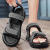 Fashion Designer Men's Sandals Breathable Casual Shoes Outdoor Non-slip Beach Sandals 2024 Platform Elevating Men's Shoes