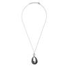 Necklace - Paula - 925 Sterling Silver Rhodium Plated - Black - Steel - Women