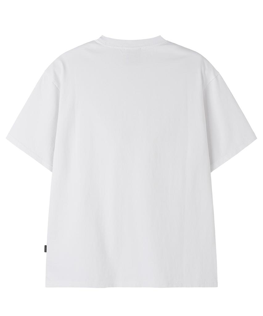 Opeunyadeu(Owai) Resistance Cross Patch Tee - White