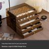 Walnut Jewelry Storage Box for Necklaces, Earrings, Bracelets, and More