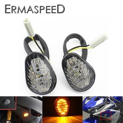 Motocyklowy LEDowy Kierunkowskaz Wpuszczany Pomarańczowa Lampa 12V Uniwersalne Wskaźniki Motocyklowe Do YZF R1 R6