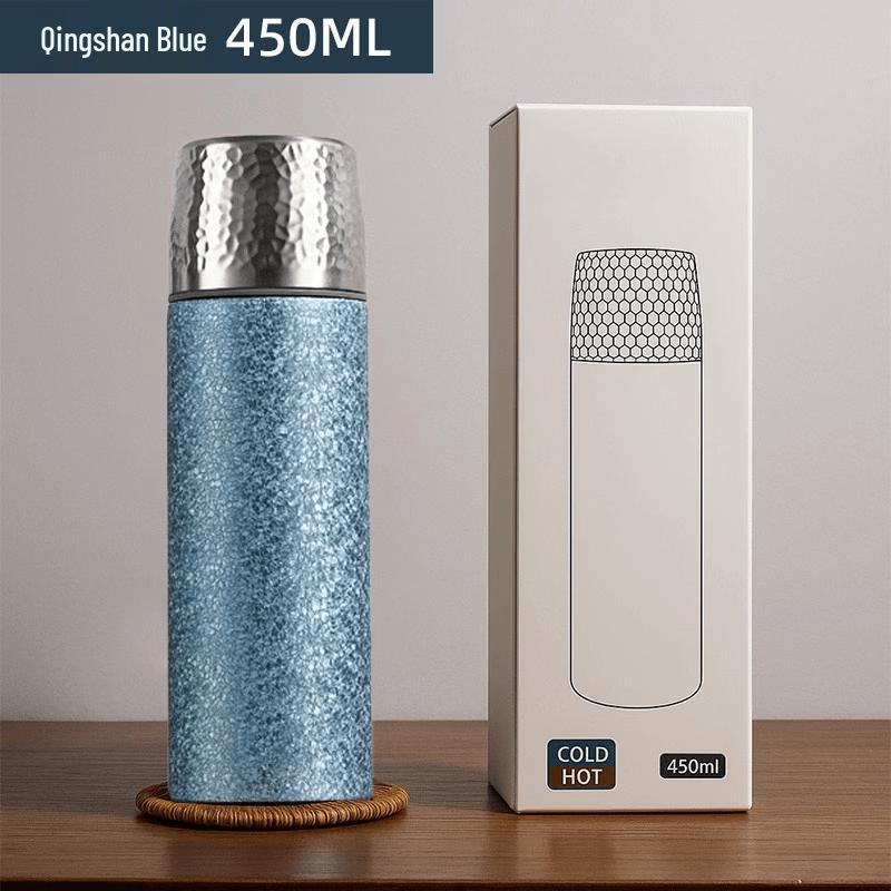 Li Shen Ice Flower Titanium Insulated Tea Mug