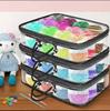 Clear Steel Wire Storage Bag - Dustproof, Moistureproof, Zipper Closure for Duvet and Clothes Organization