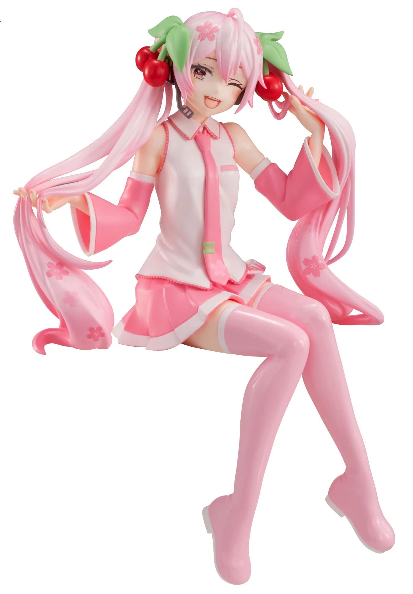 

VOCALOID Sakura Miku Wink Noodle Stopper 16cm Ver. -