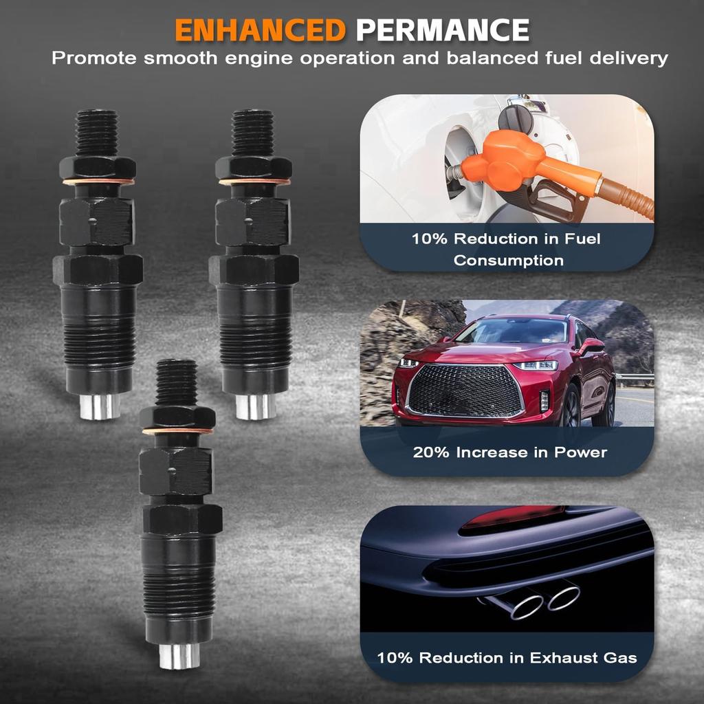 PANGOLIN 131406360 SBA131406490 Fuel Injector 3PCS for New Holland C175 L160 L170 L175 L565 LS160 LS170 LX665 Afteramrket Parts