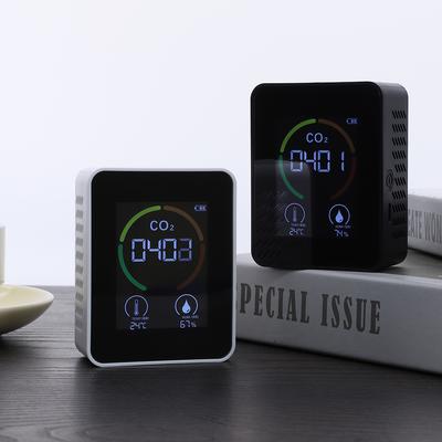 3-in-1 Digital Portable CO2 Meter Temperature Humidity Tester Air Quality Monitor CO2 Sensor for Home School Hotel Office Car
