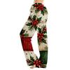 Women's Christmas Print Loose Fit Pajama Pants for Sleep and Home Relaxation