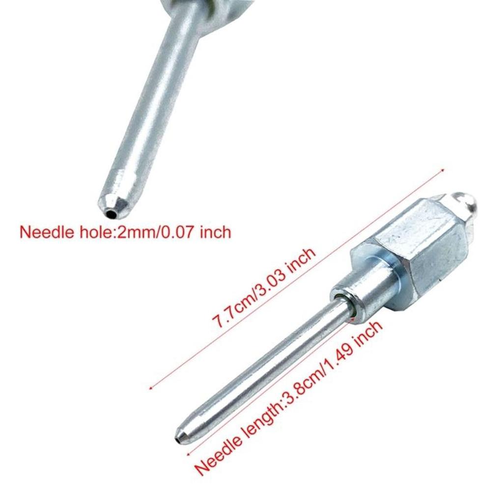 Grease Gun Needle Tip Narrow Needle Nozzle Grease Adapter For Tight Spaces And Machinery Maintenance