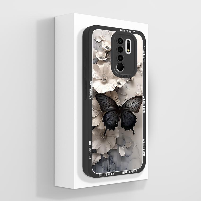For Xiaomi Poco M2 M3 M4 M6 M7 Pro M5 M5S Mysterious Whale Phone Cases Camera Protection Liquid Silicone Anti Fall Protection Covers For Xiaomi Casing