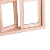 1/12 Dollhouse Miniature Wood 2 Pane Window Frame Diy Furniture Accessory