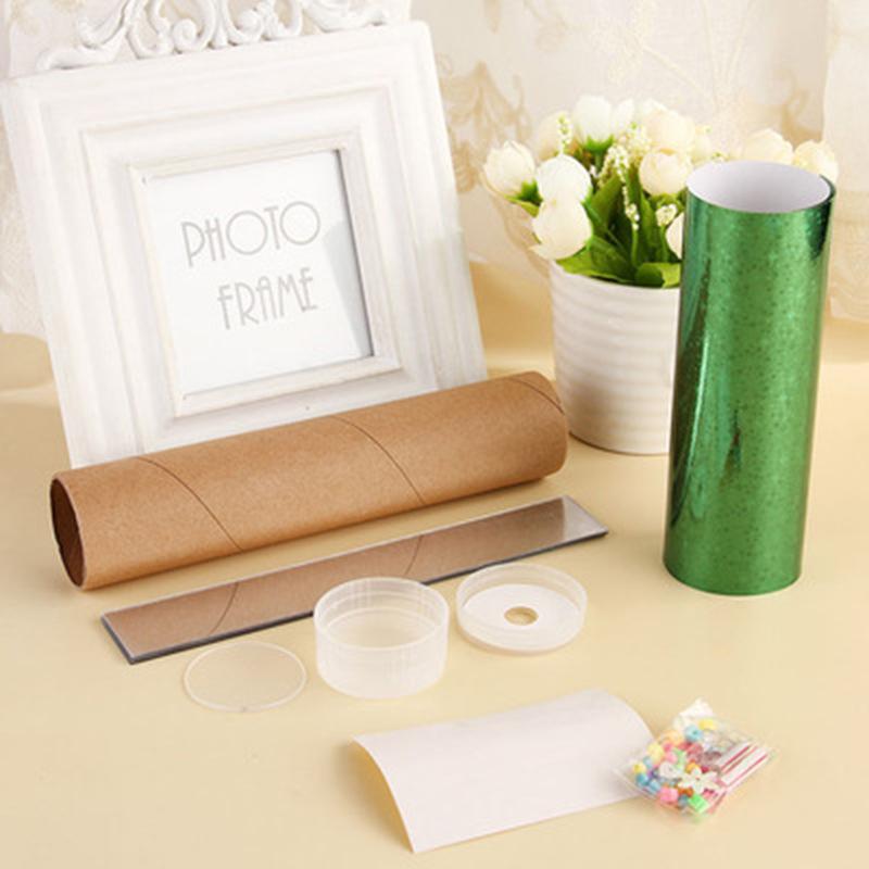 Diy Rotating Kaleidoscope Kit Funny Classic Kaleidoscope Toy Scientific Experiment Educational Diy Toys For Children Gifts