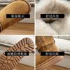 Leather Thick-soled Heightening Snow Boots for Children In Winter, Piled and Thickened To Keep Warm 2025 New Popular Cotton Shoes Outside