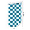 Checkerboard Wallpaper Turquoise, Turquoise Center for Living Room and Bedroom 50x1000