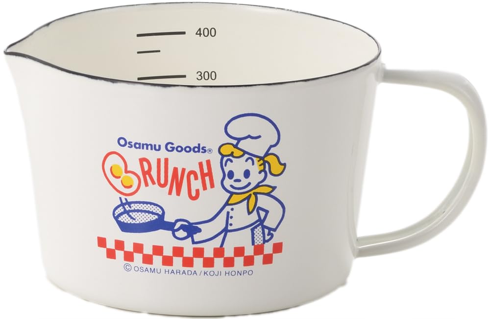 

Эмалированная мерная кружка Osamu Goods Branch, маленькая, 450 мл, OG-23