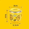 270ML Kinder Trinkbecher Kreativer Cartoon Baby-Fütterbecher mit Strohhalm Auslaufsichere Wasserflasche Tragbare Kinder-Trinkbecher