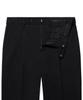 Musinsa Standard Carrot Hidden Banding Crop Slacks [Black]