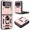 For Samsung Z Flip4 Case Galaxy Z Flip 4 Cover Galaxy Z Flip4 Magnetic Holder Armor Phone Case Slide Camera Protect Back Cover