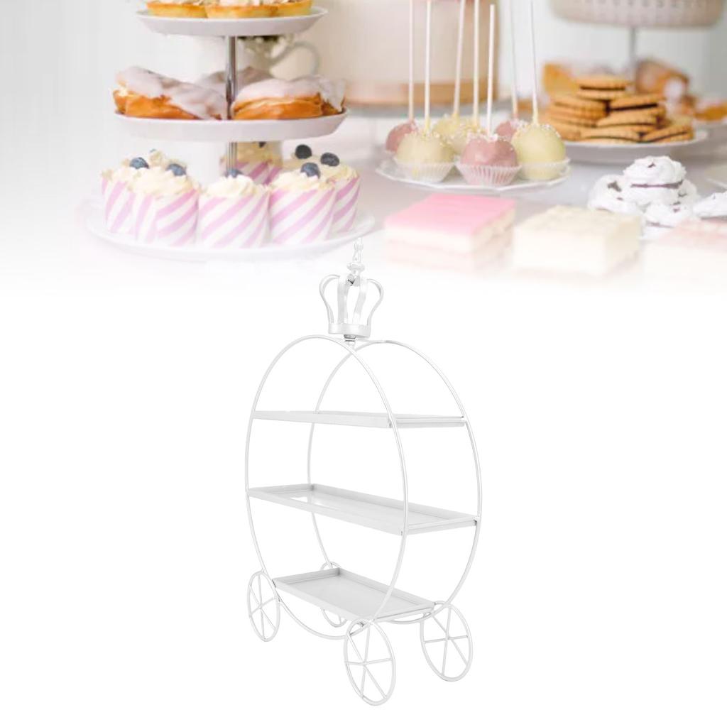 Dessert Cupcake Stand 3 Tier Cup Cake Holder Tiered Serving Tray for Cupcakes Donuts Fruits T Party Birthday Weeding