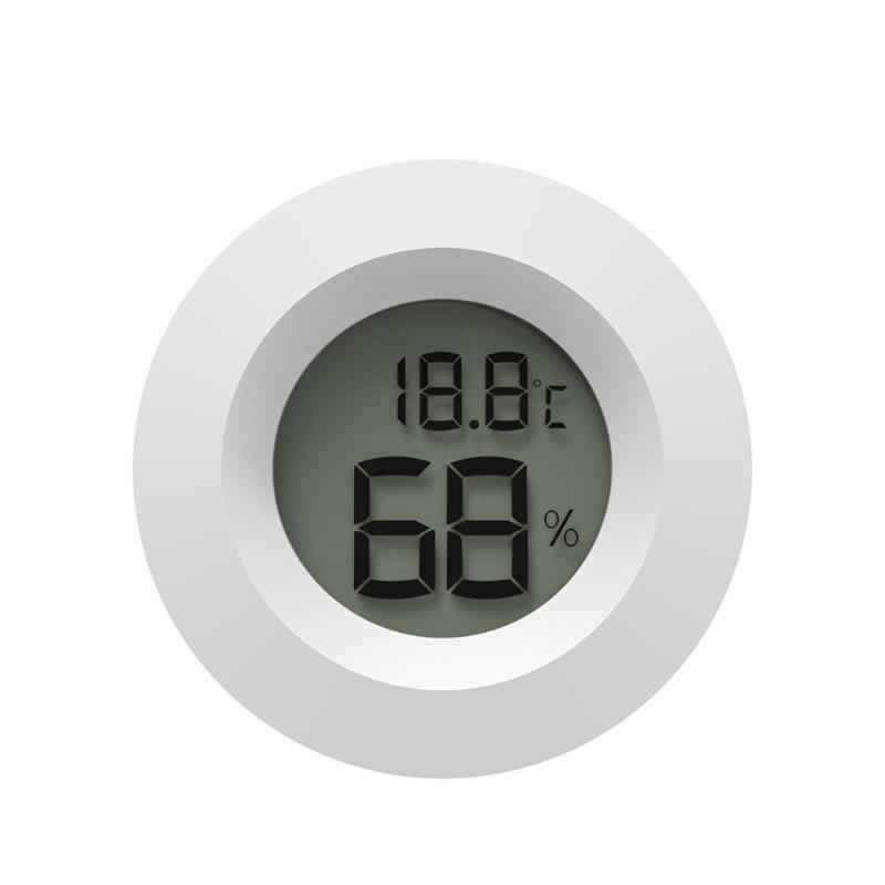 Zestaw 4 Cyfrowych Termometrów Higrometrów do Monitorowania Poziomów Wilgotności w Habitatach Gadów, Szklarniach i Piwnicach