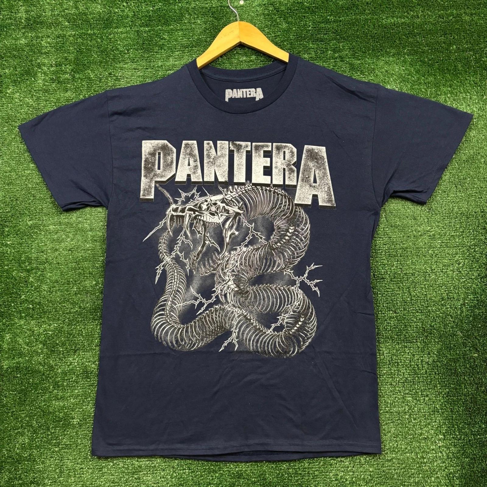 Pantera Electrified Skeletal Snake Thrash Metal Band T-shirt Size Large XL