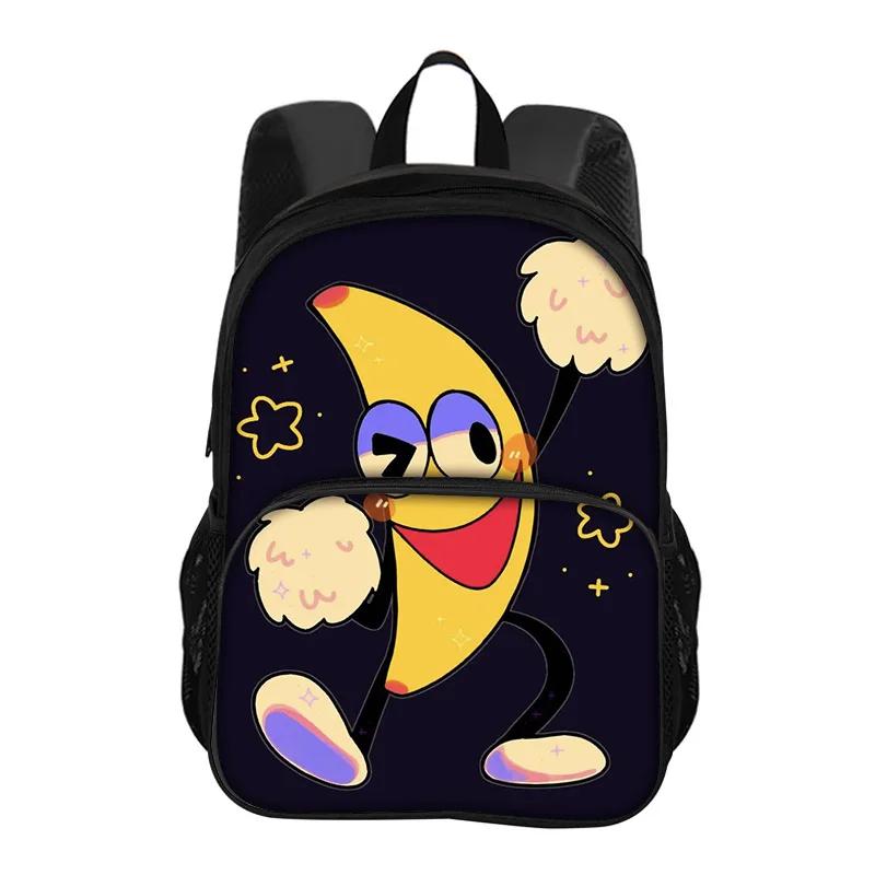 Students Kids School Bags Shovelware Brain Game with Front Pocket Backpack Travel Large Capacity Backpack for Girls Boys Bookbag