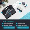 Eagle Ray Digital Pool Water Test Kit with Digital Water Tester and 30 Test Strips for Chlorine Bromine Total Hardness Cyanuric
