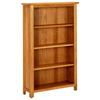 Day and Night - Day and Night 4-tier Solid Oak Wood Shelf 70x22x110 Cm