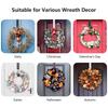 Adjustable 64cm Floral Wreath Hanger Over The Door Large Wreath Metal Hook For Christmas Easter Wreath Front Door Hanger