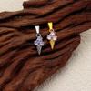 Waterproof Tarnish Free Comb Angel Coffee Cup Amor Charm  Custom DIY Jewelry 18k Gold Plated Fashion Pendants Charms