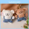 Plush Toy Maltese Cartoon Animal Doll Backpack Pendant Children Holiday Gift