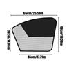Sun Shade For Car Window Magnetic Side Window Sun Shade Covers UV Protection Magnetic Auto Accessories Small Sunshades For Cloth