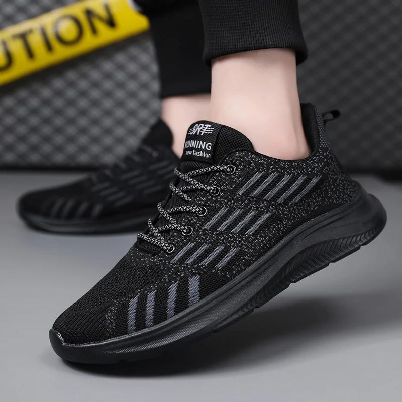 Fashion Mesh Men's Casual Sports Shoe Breathable Shoes for Men Lightweight Outdoor Young Student Mans Sneaker Breathable Tennis Sneakers