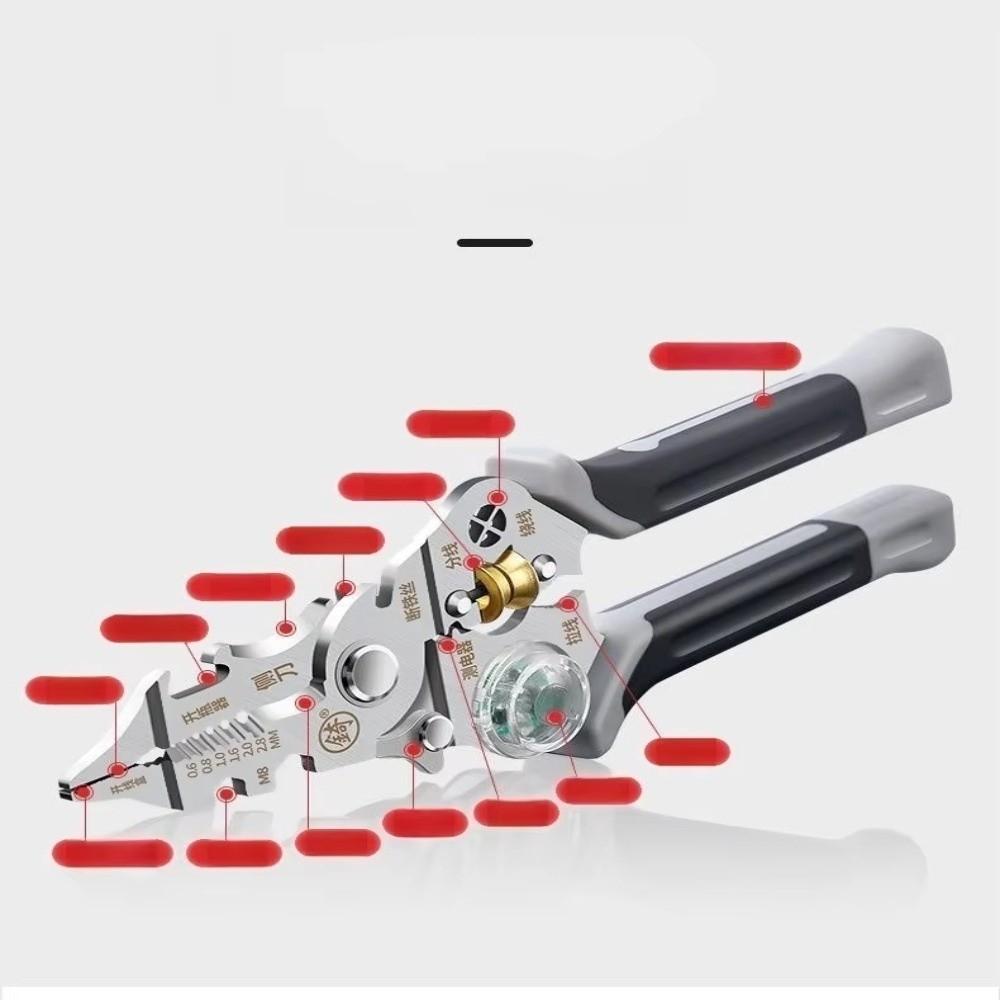 Foldable Wire Stripper Pulling Wires Electricity Measurement Plier Electrician Work